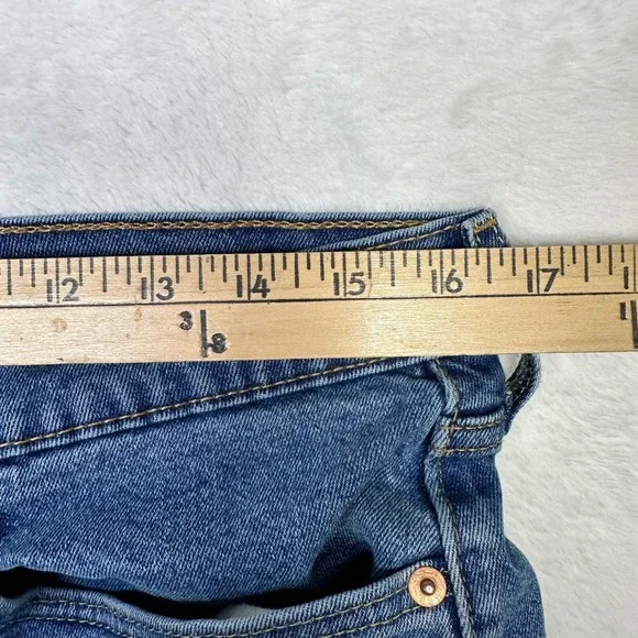 Levi's 512 Slim Taper Jeans Mens W34 L30 Blue Denim Cotton Blend Fits 32x32 - Picture 6 of 11